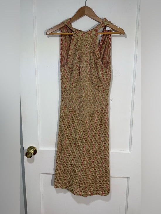 Missoni Dresses & Skirts - Missoni Olive & Rust Patterned Knit Maxi Dress